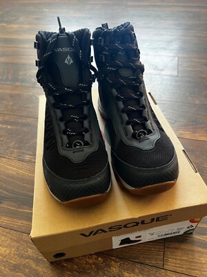 NEW Vasque Coldspark UltraDry Women's Hiking Boots, Anthracite/Grey, SZ 10
