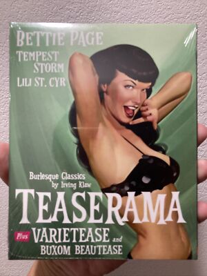 Bettie Page Double Feature (1954-1956) Kino Cult Blu-ray with slipcover