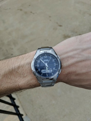CASIO WAVE CEPTOR WVA-M640D-2A2JF Radio Solar Watch Analog