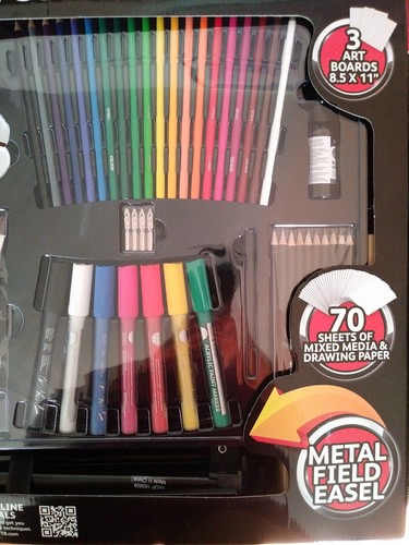 Lot of 2 Daler Rowney 200 Pc Ultimate Art Studio With Easel