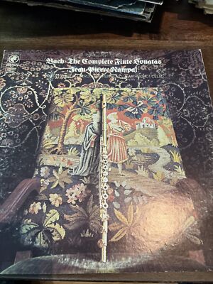 Bach The Complete Flute Sonatas Jean Pierre Rampal  Odyssey Y2 31925  Double LP 