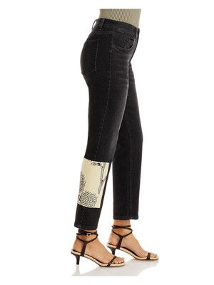Pre-owned Hellessy Womens Black Zippered Pocketed Cigarette Style Ankle Skinny Jeans 4