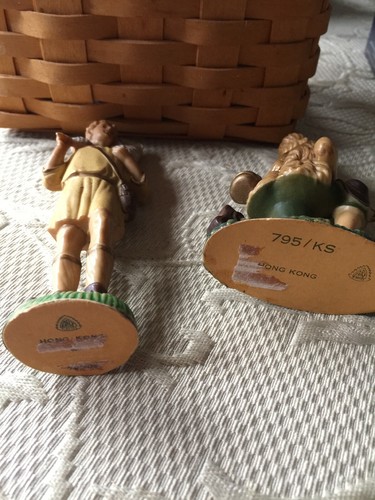 Vintage ART Plastics Mid Century 2 Nativity Pieces, Made in Hong Kong