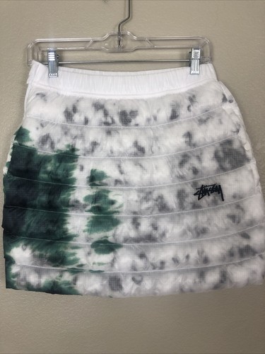 【Stussy】 NIKE Insultd Skirt White Gorge Green - Asia Nike x Stussy Insulated Puffer Skirt White Green Women's