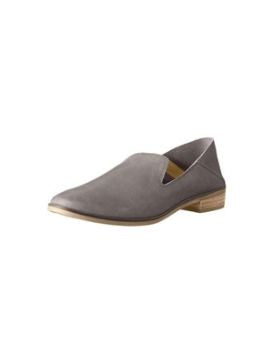 

LUCKY BRAND Женские серые кожаные лоферы без шнуровки Cahill на наборном каблуке 5,5 м, Серый, LK-CAHILL