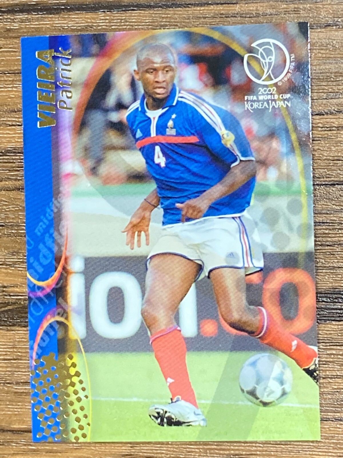 Panini 2002 World Cup Card No.54 Patrick Vieira DF France