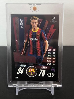 Frenkie De JONG  |  2020-21 Topps UEFA Champions League #SKI 8 🔥 BARCELONA