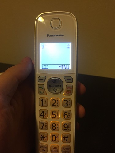 Panasonic KX-TGDA50W Dect 6.0 Digital Additional Cordless Handset for KX-TGD530M
