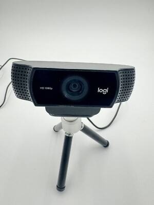 Logitech Logi Pro Stream Webcam Camera HD 1080P Streaming Recording Black S1