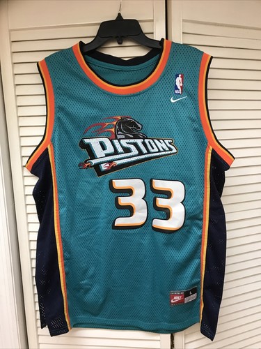 『希少』NIKE デトロイト　ピストンズ　ユニフォーム　33 HILL ナイキ NIKE デトロイト ピストンズ ユニフォーム 33 HILL 古着 Vintage