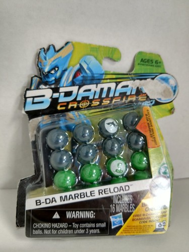 B-Daman Crossfire B-DA Marble Reload [Silver & Green] * SLIGHT PACKAGE DAMAGE*