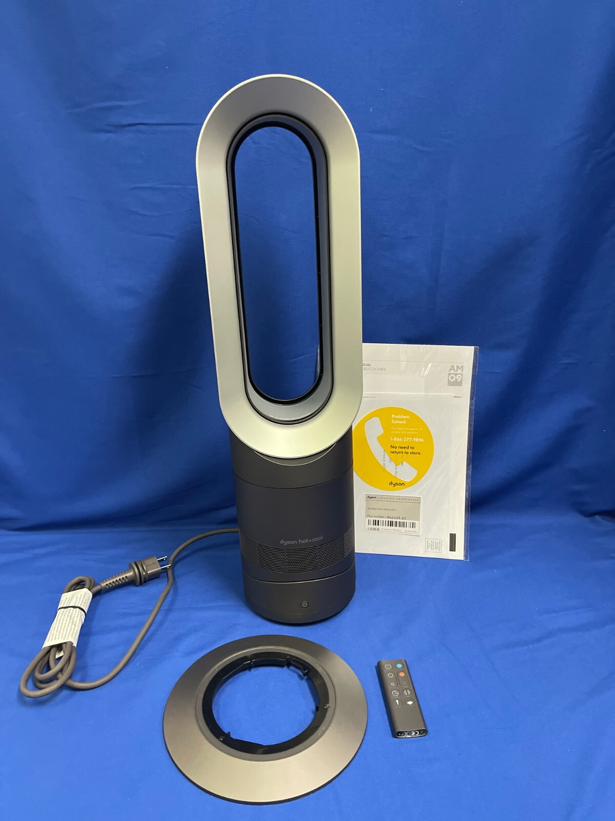 Dyson AM09 Hot + Cool Fan Heater - Iron/Silver | eBay