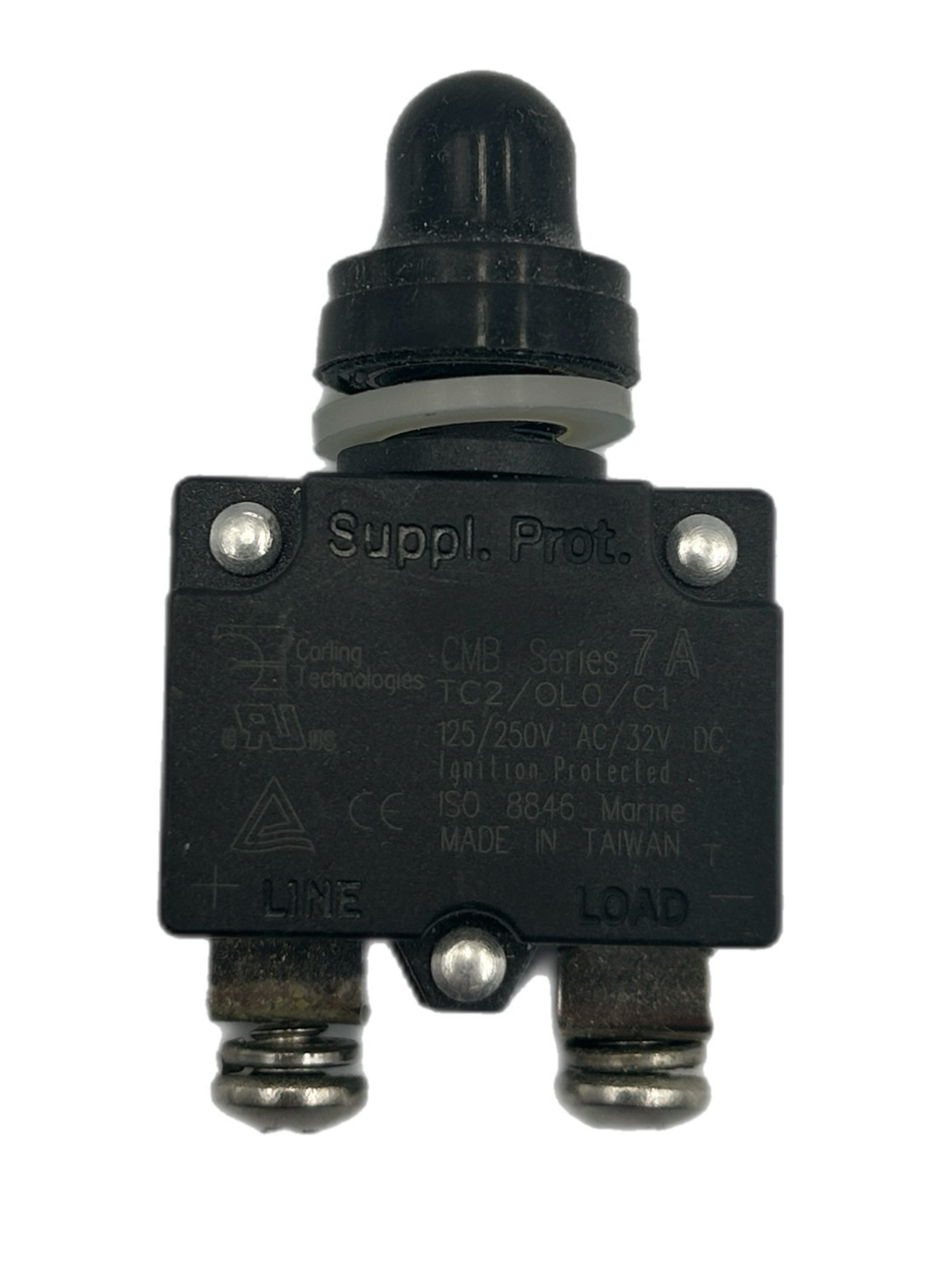 Carling 7 AMP 7A 125/250V AC/32V DC CMB Series Push Reset Breaker ISO 8846