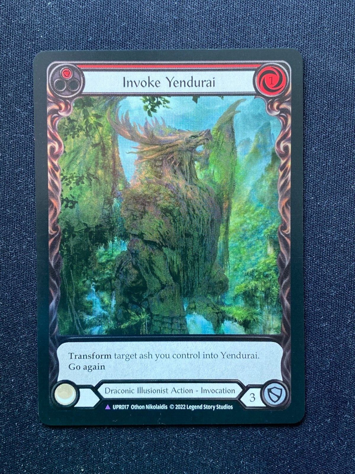 FAB invoke cold foil mavel セット Invoke Ouvia NM* MARVEL COLD FOIL Uprising - Flesh And Blood