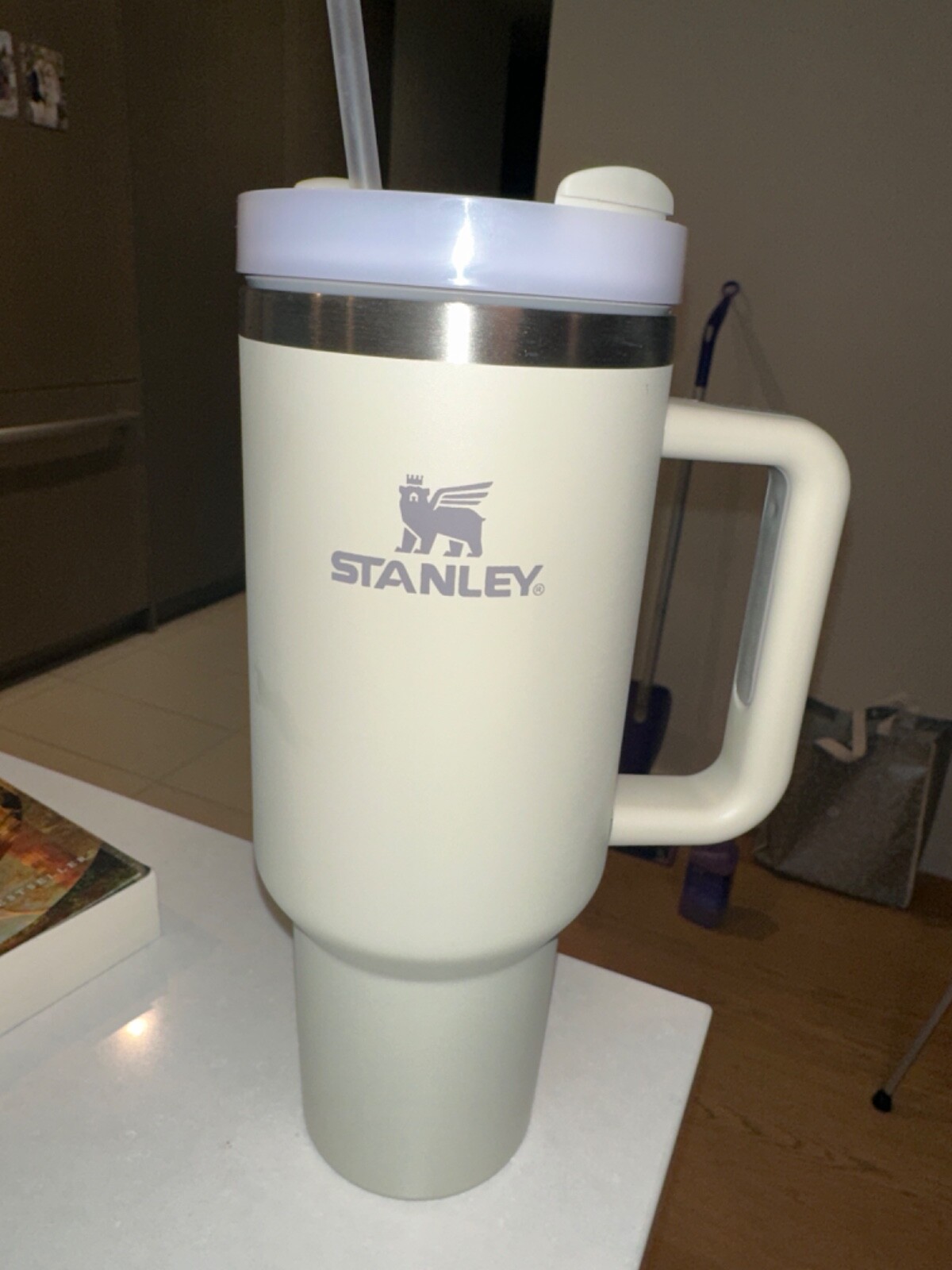 Stanley 40 oz. Quencher H2.0 Tumbler Polar Swirl Grey Marble