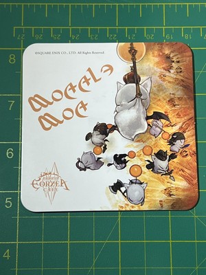 Final Fantasy XIV 14 Square Enix Eorzea Cafe Good King Moggle Mog XII Coaster