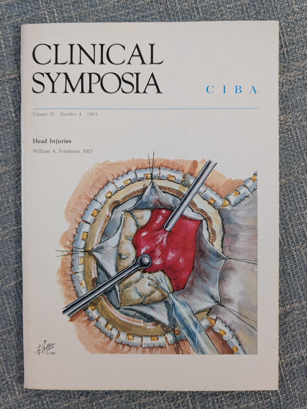 CLINICAL ANATOMY(CD未開封付き) Clinical Symposia Head Injuries William Friedman MD Volume