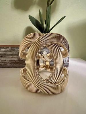Thalia Sodi Gold-Tone Textured Open Cuff Bracelet, Created for Macy's