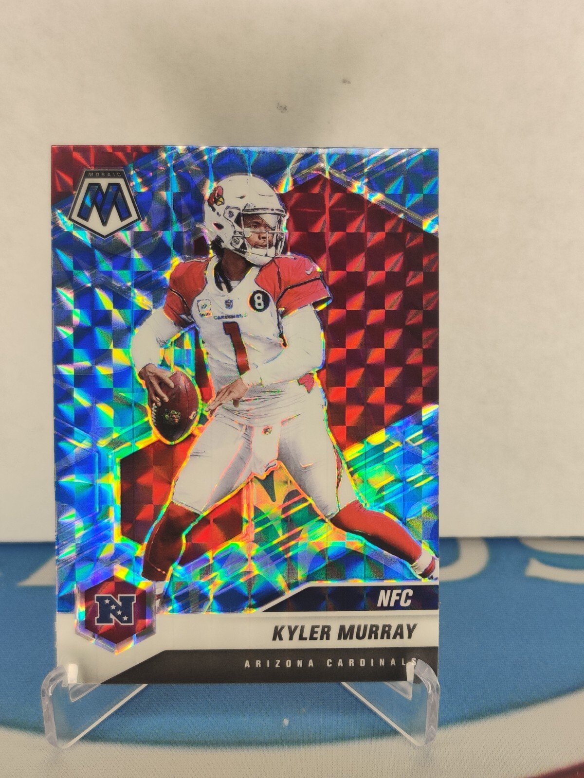 Kyler Murray 2021 Panini Mosaic Blue Reactive #204 Arizona