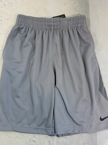Boys Nike Basketball Shorts Grey Medium 850440-065 NWT Retail $30