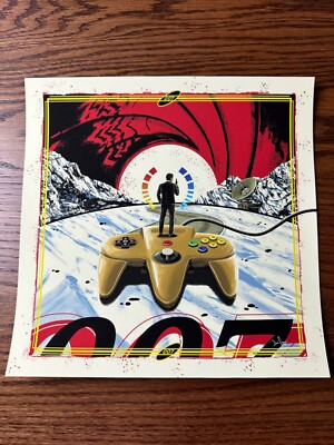 Derek Payne - N64 James Bond Goldeneye Limited Art Print BNG | Mondo