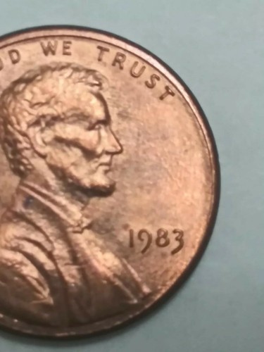 1983 Lincoln Cent Double Die Obverse Liberty