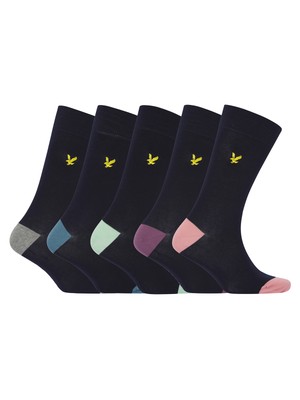 

Набор из 5 мужских носков Lyle - Scott Graham, синий