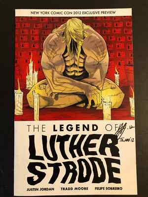 THE LEGEND OF LUTHER STRODE NEW YORK COMIC CON 2012 EXCLUSIVE PREVIEW SIGNED VF