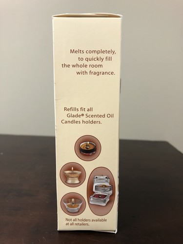 Glade Scented Oil Candle Refills Spiced Rose & Vanilla 7 Boxes Total 27 Candles