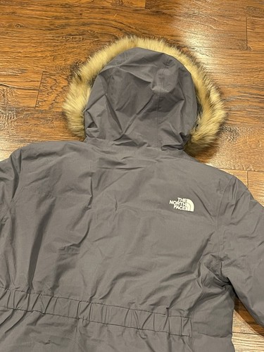 Pre-owned The North Face Arctic Parka 550 Down Waterproof Warm Jacket Gray Size Xl