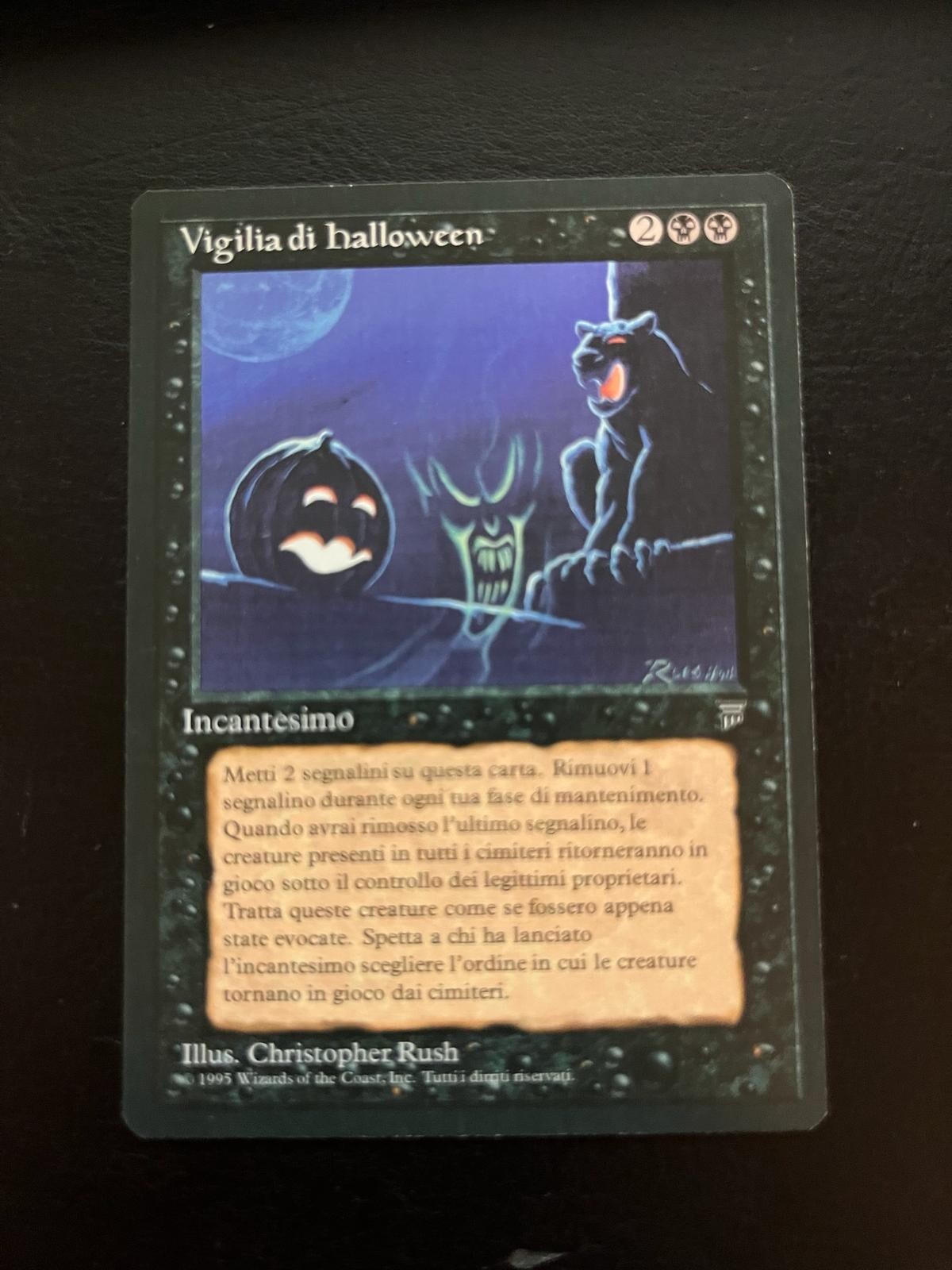 MTG ALL HALLOW'S EVE EXC+ VIGILIA DI HALLOWEEN ITALIAN IT_LG