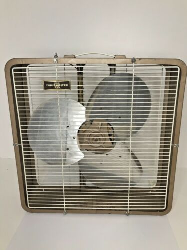 Vintage Toastmaster 20" Window/Box Fan #5325 ~All Metal 2 Speed High-Low ~Clean