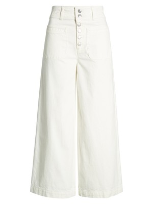 

Белые женские джинсы FREE PEOPLE, Белый, OB957342