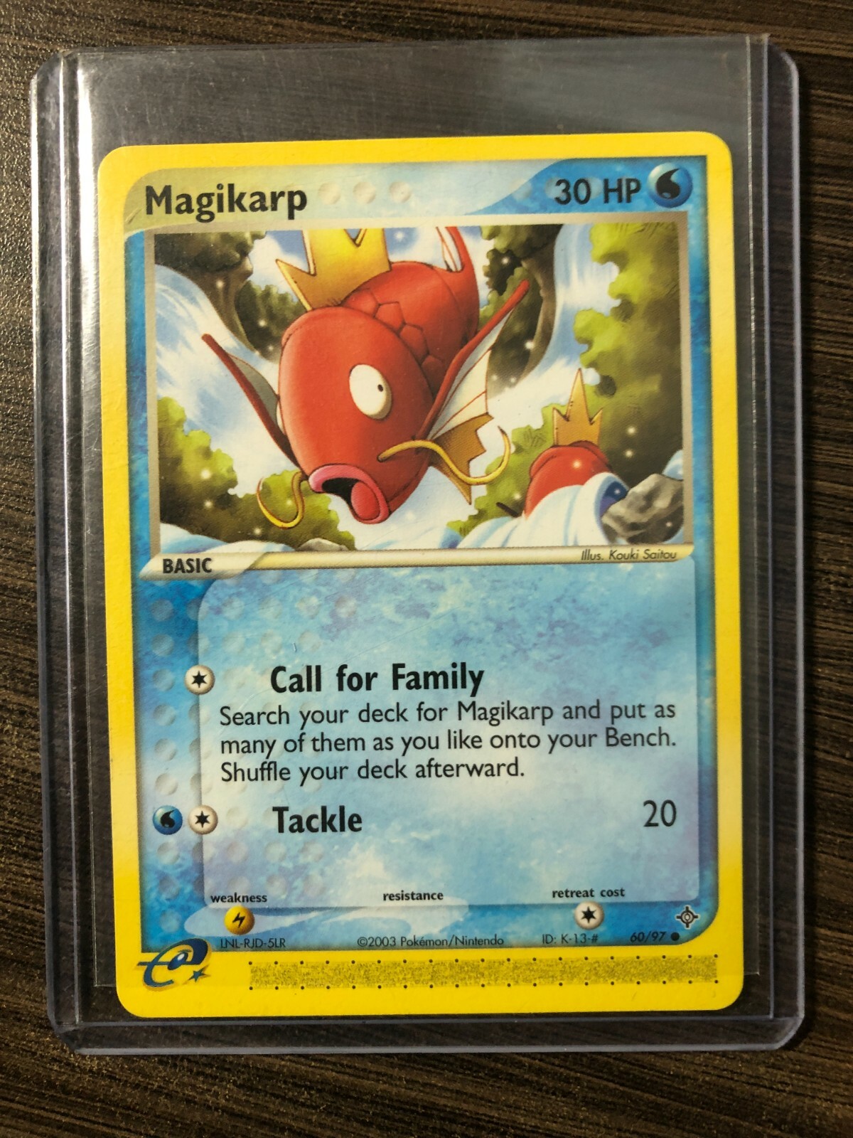 シングルカード Magikarp Pokemon Card Pokemon Card - Magikarp - 60/97 - Ex Dragon - Common - MINT