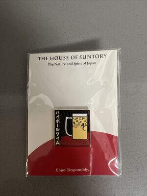 Suntory Toki Whisky Pin Brand New, The Founding House of Japanese Whisky, Pins