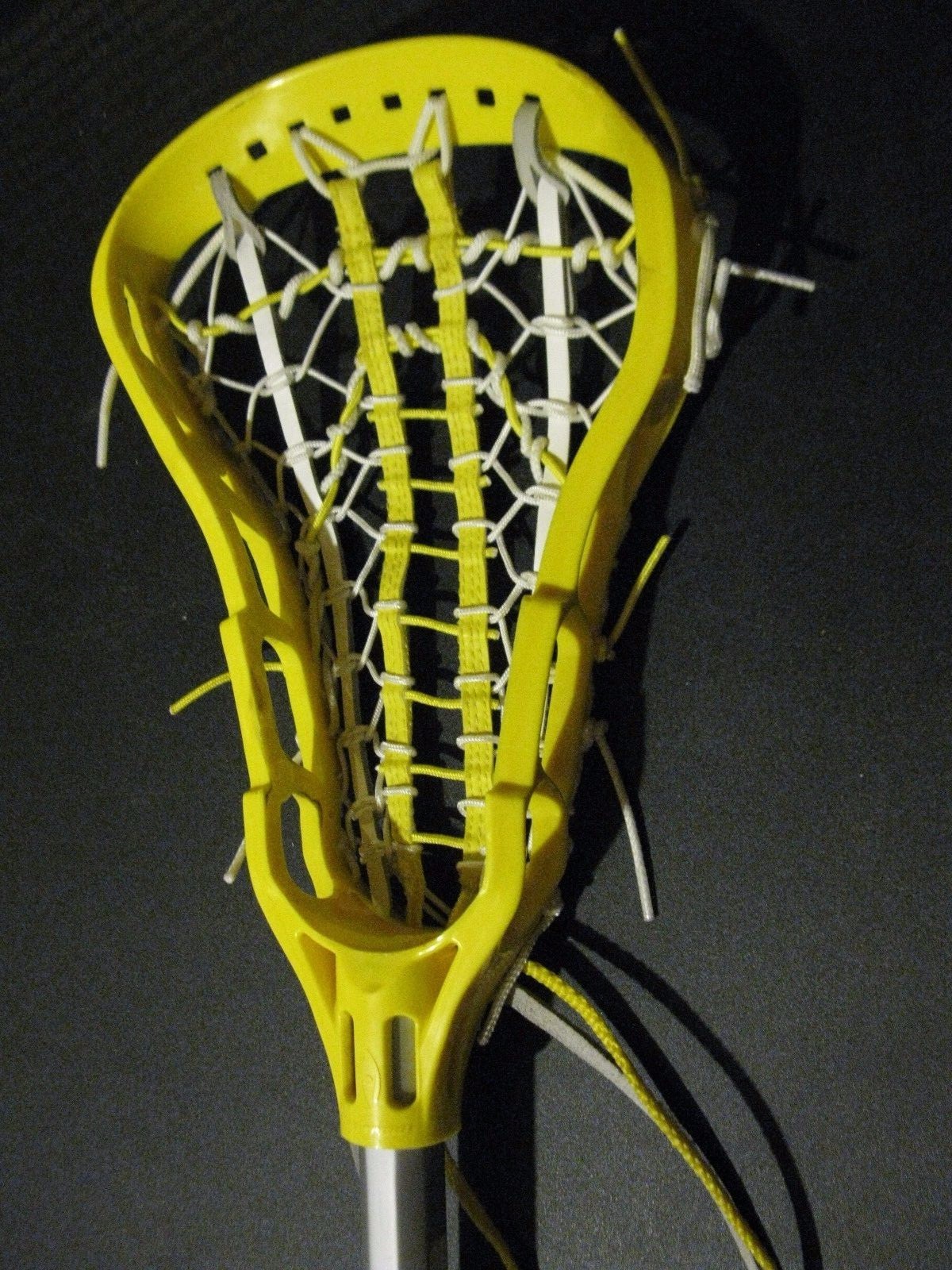 Harrow Electra V2 Women's Lacrosse Stick - Yellow Snap G2 Head, 2 Piece Stick