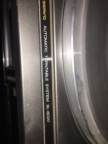 Technics SL-BD20 Semi Automatic Turntable Works w-Original Manual