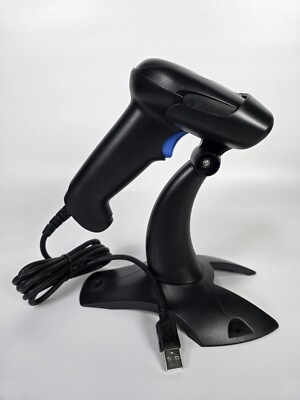 2.4Ghz Wired Barcode Scanner USB Cord 1D 2D Laser Barcode Reader Handhold