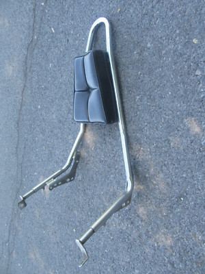 Vintage Chopper KG Engineering Motorcycle Seat Sissy Bar Passenger Back Rest
