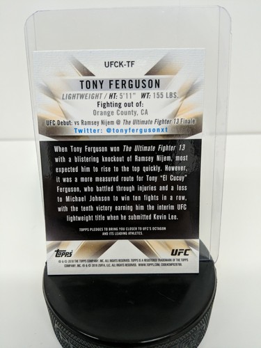 Tony Ferguson UFC Topps Chrome 2018 Knockout UFCK-TF