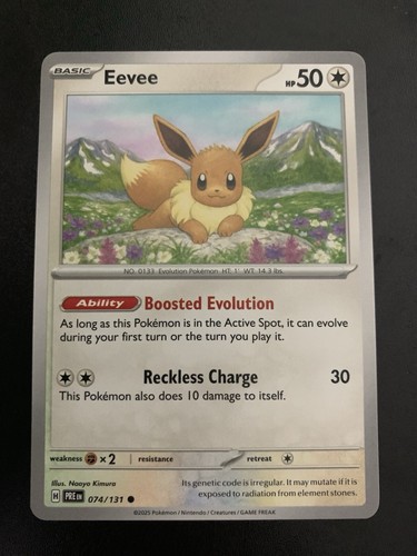 Eevee Prismatic プロモカード 3枚セット Pokemon PRISMATIC EVOLUTION Double Rares EX Complete 9 Card