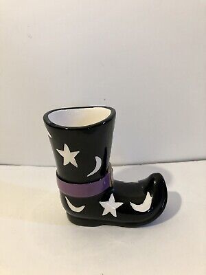 Yankee Candle Small Votive Candle Holder Witch Boot Halloween Decor