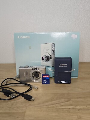 Canon PowerShot ELPH SD600 / Digital IXUS 60 6.0MP Camera w/ SD Card TESTED