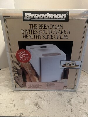 Breadman Automatic Bread Maker Model TR441 New In Box With Manual