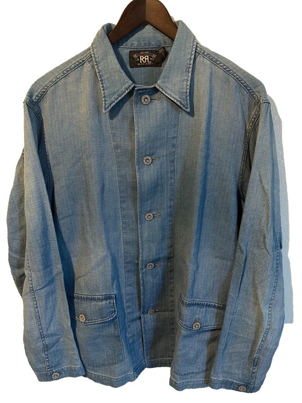 RRL Raw Denim US ARMY Herringbone MS-1940 Coveralls Jacket LTD ED