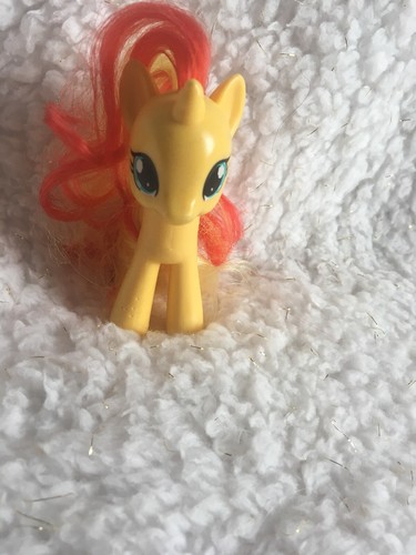 My Little Pony G4 Sunset Shimmer Brushable Hair Figure Yellow Red Orange MLP