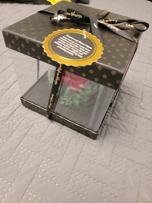 Always and Forever just for you Red Eternal Rose NEW IN BOX