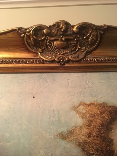 J Roybal Children Playing Instruments Ornate Frame Oil Painting