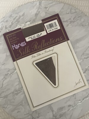 Hanes Silk Reflections Silky Sheer Control Reinforced Barely There Pantyhose A B