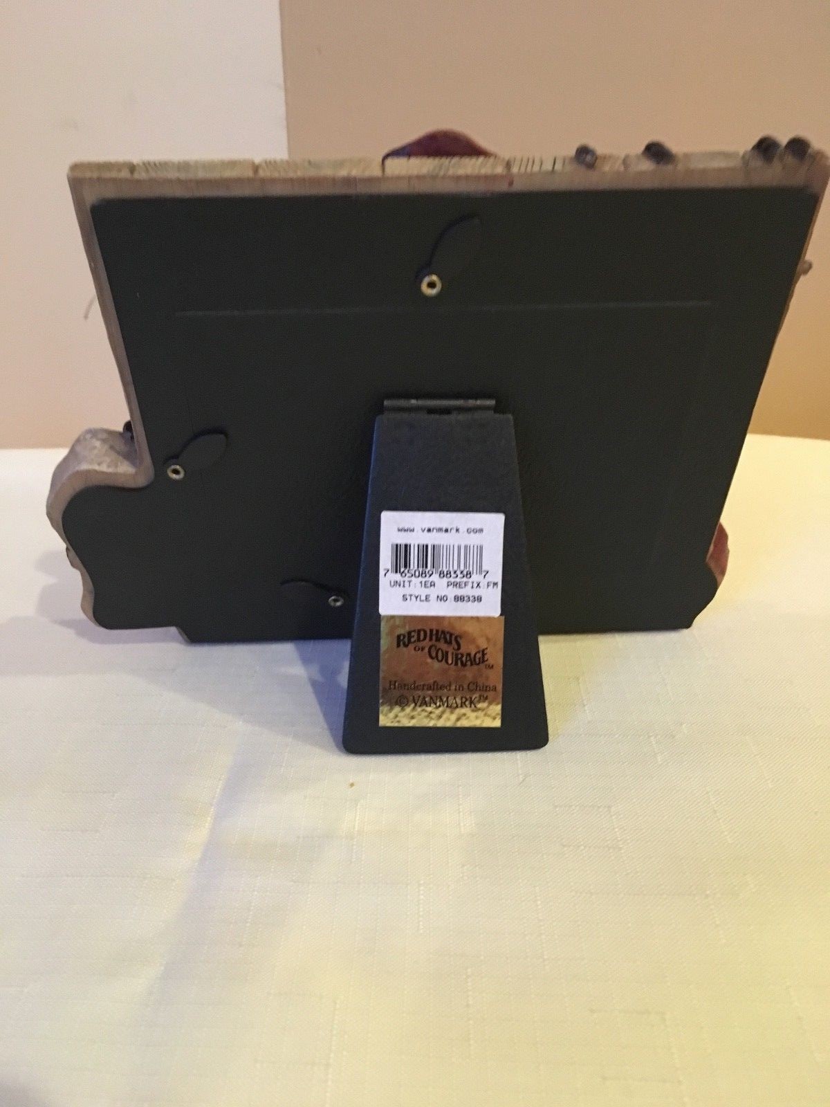 Vanmark Red Hats Of Courage Fire Fighters Picture Frame - Great Used Condition